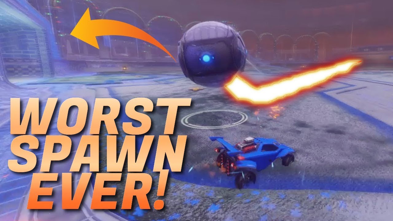 UNLUCKIEST SPAWN IN HISTORY! (Rocket League Funny Moments #6)