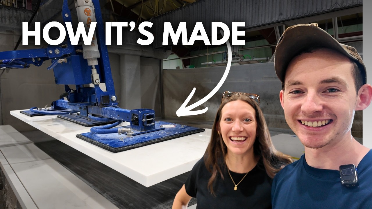 We saw EVERY DETAIL of how our countertops were made (it was awesome)