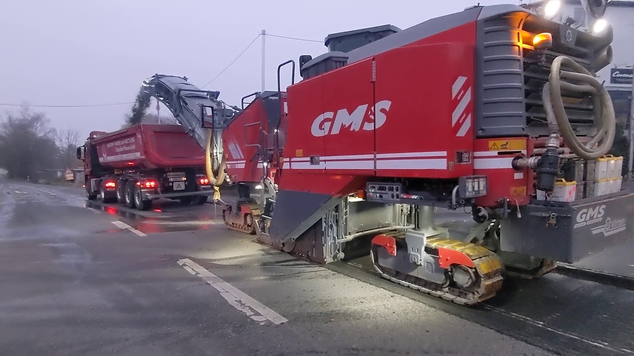 Asphalt fräsen, Kaltfräsen