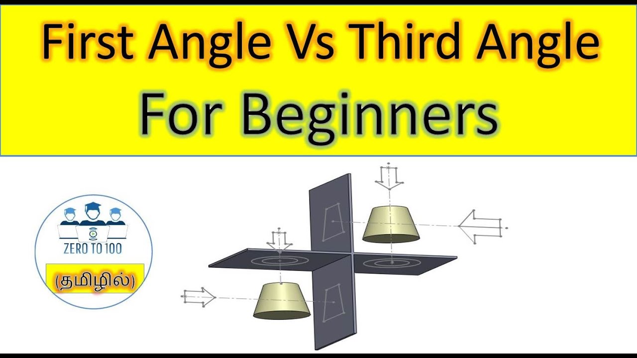 First angle third angle projection in tamil