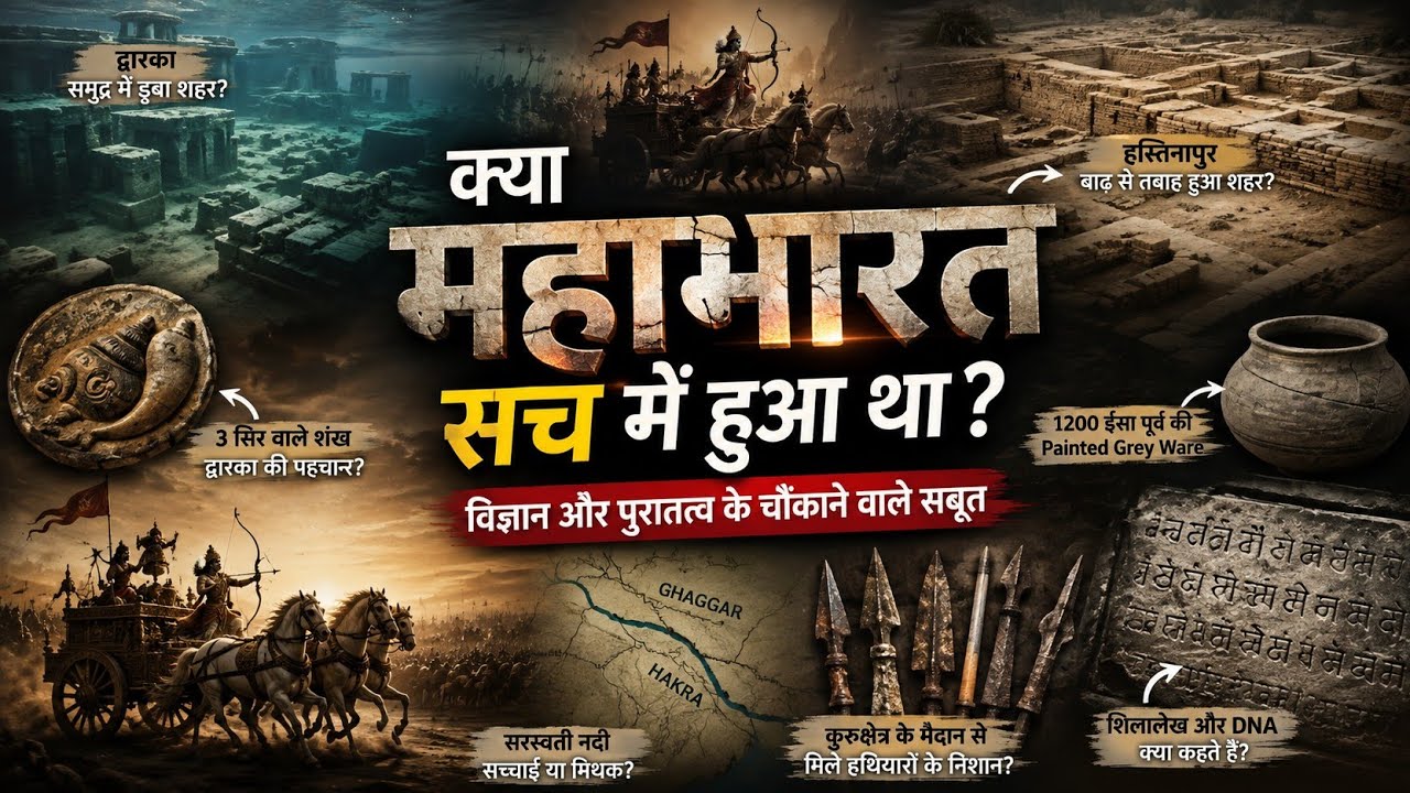 Did the Mahabharata really happen? 😱 Scientific evidence from Dwarka, Hastinapur, and Kurukshetra