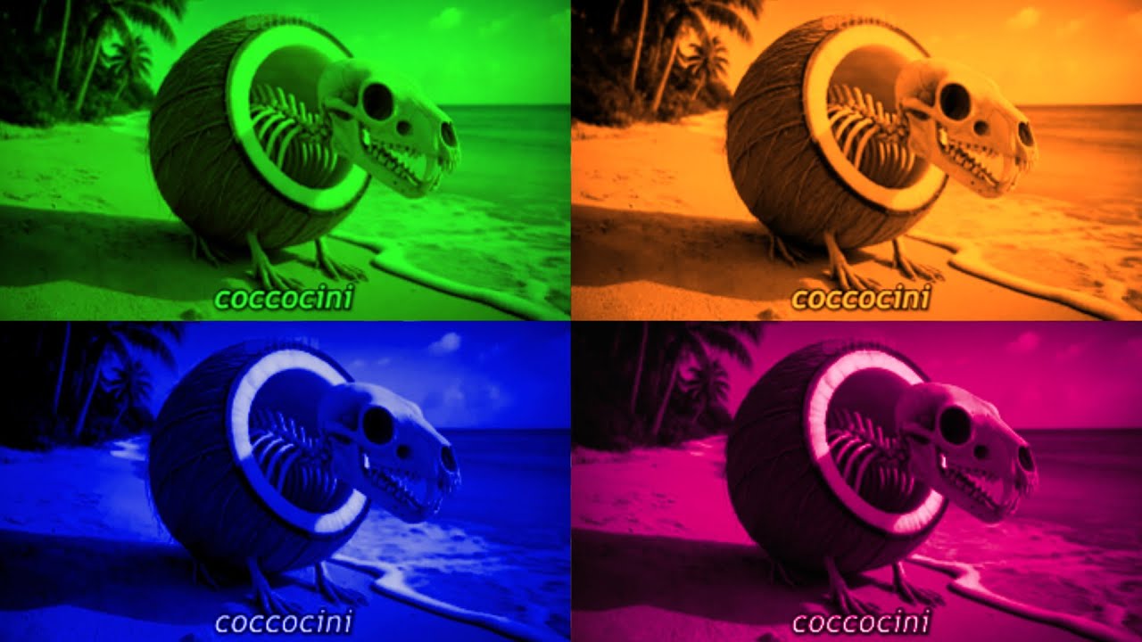 ITALIAN BRAINROT EXE   4 COLORS 4 MUSIC🎧#ItalianBrainrot #TungTungTung #TralaleroTralala #lyrics 4
