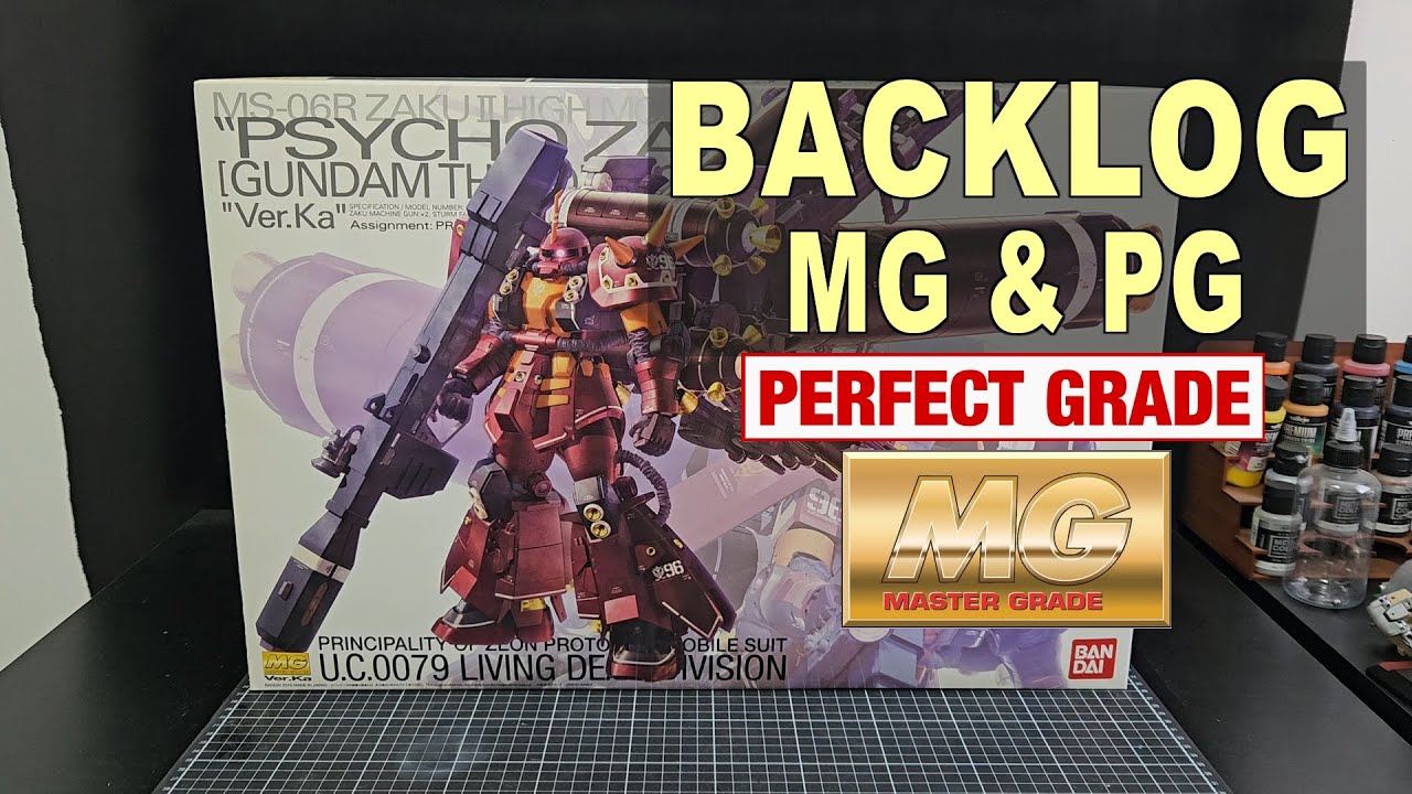 [355] BACKLOG MG e PG: Mostrando um a um todos os Master Grades e Perfect Grades