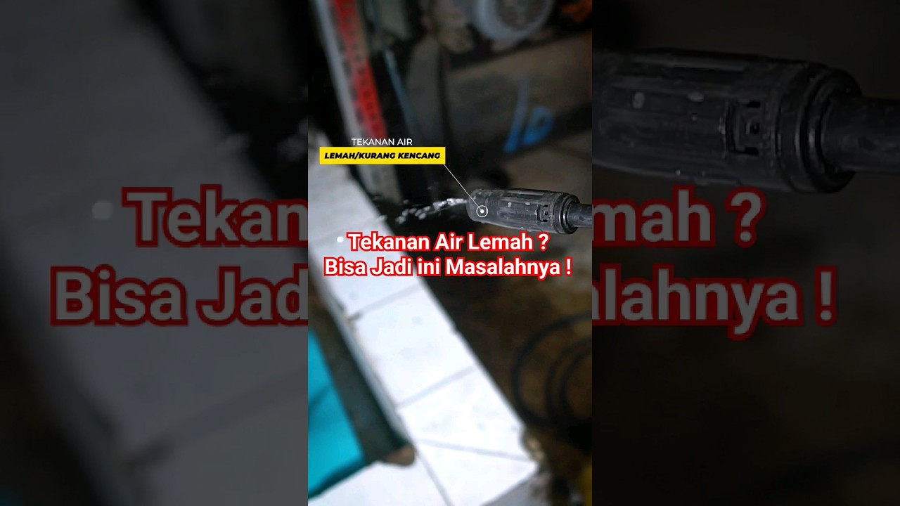 Membersihkan Valve Water Inlet Outlet. Cara mengatasi jet cleaner yang tekanan airnya lemah "Part 2"