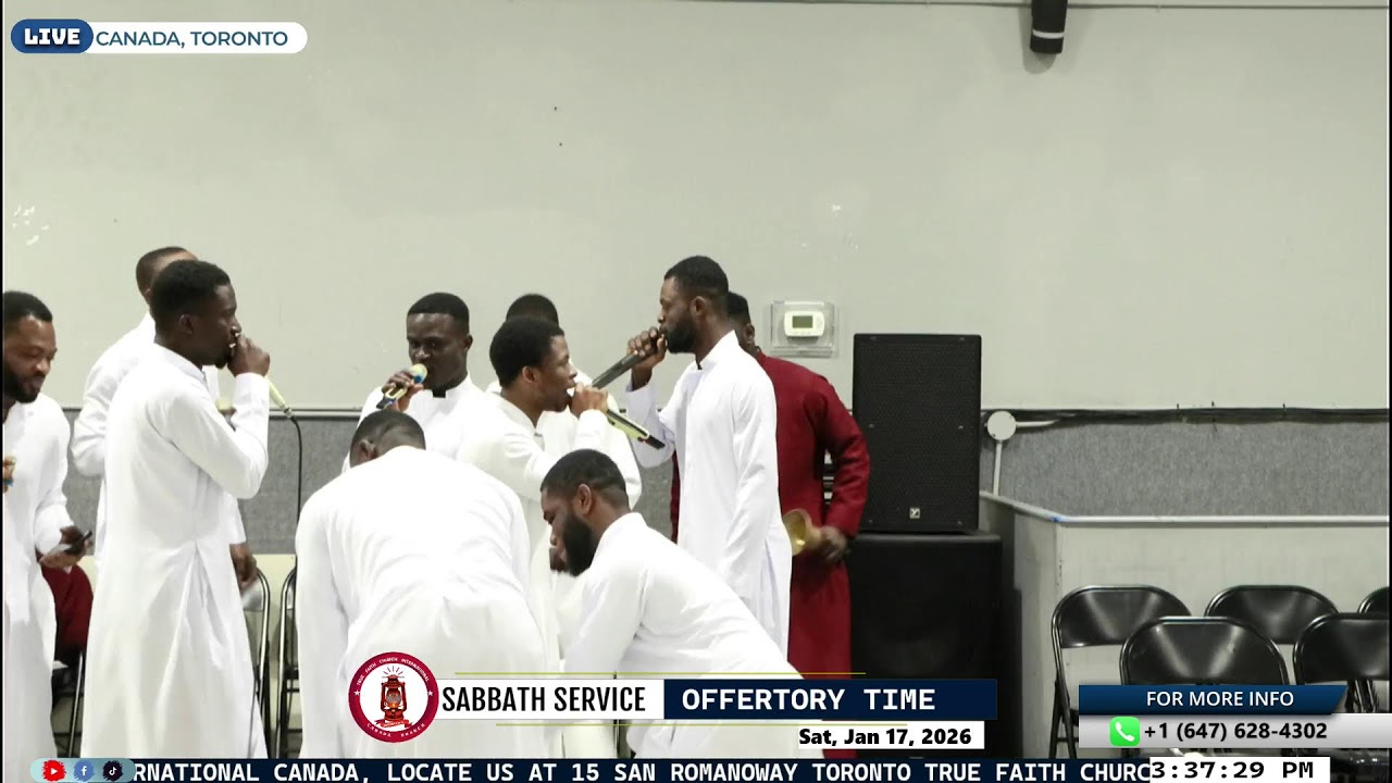 17th JANUARY 2026 SABBATH SERVICE TFCI CANADA TORONTO