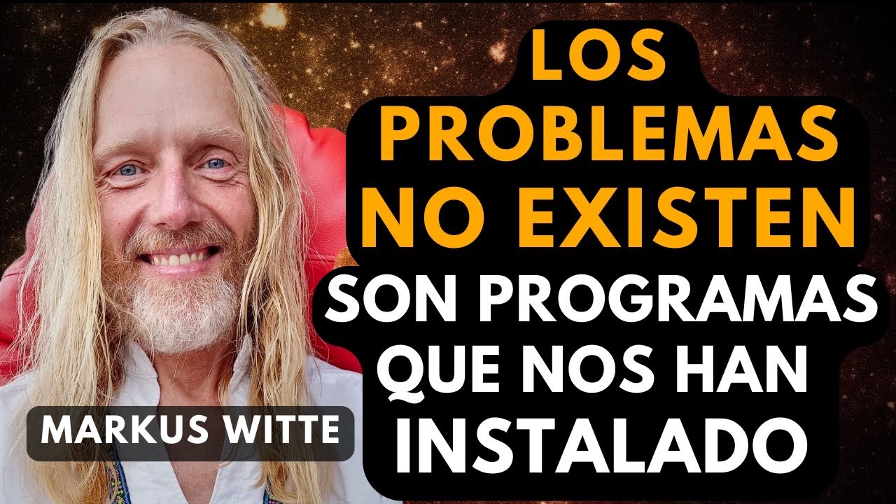 Los problemas humanos giran 80% alrededor del dinero y 20% porque estás buscando amor. Markus Witte.