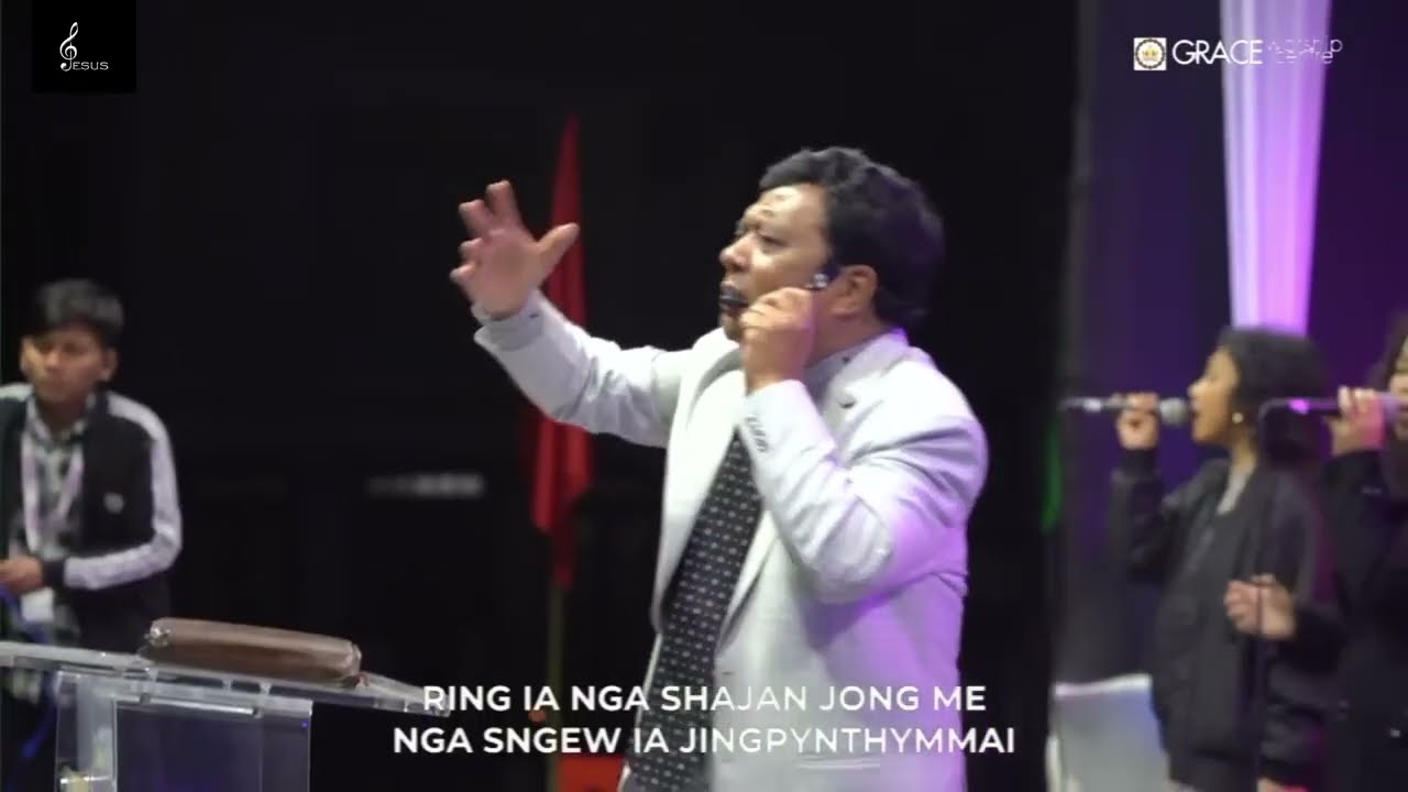 Wan Mynsiem Bakhuid...Grace Worship Center Worship Team/ Pastor P.R. Diengdoh @ Good News Festival.