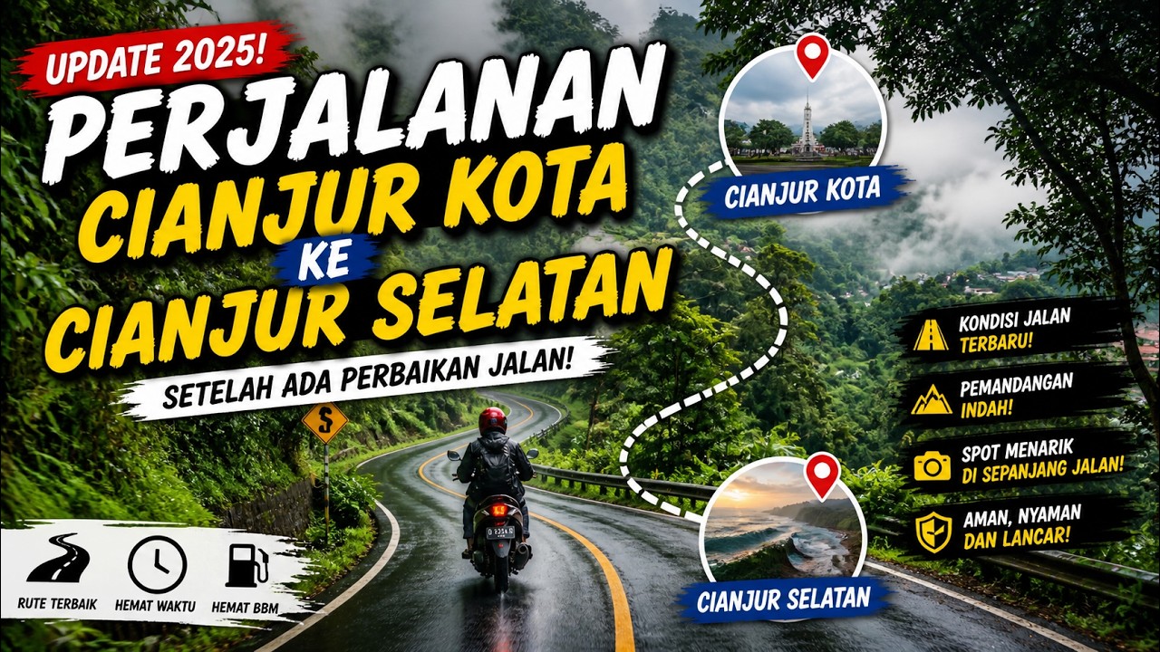 Kondisi Terkini Perjalanan Cianjur Kota Ke Cianjur Selatan - Update Agustus 2025
