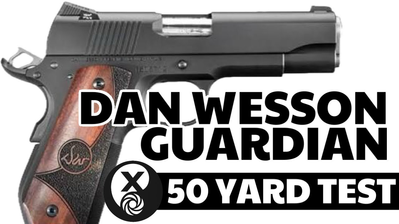 Пистолет Dan Wesson Guardian .45ACP — тест на 50 ярдов | Лучшая группа, которую я собрал