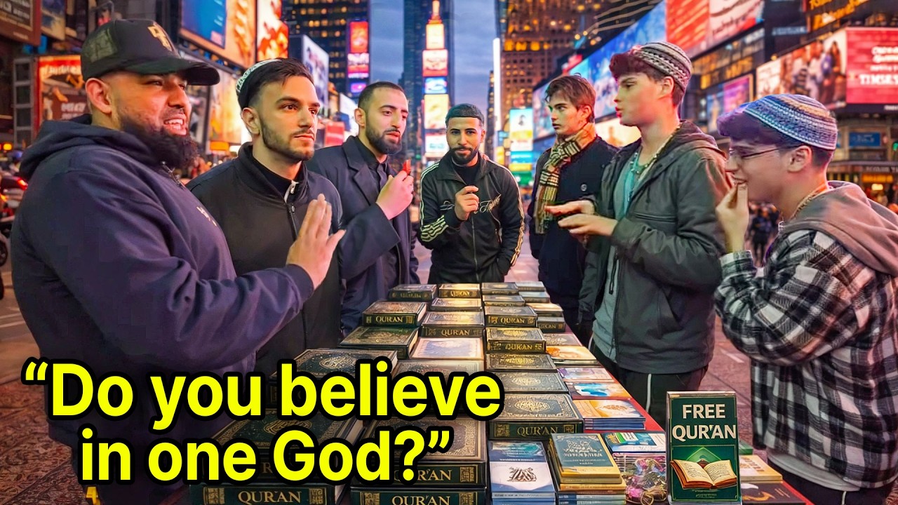 Many Americans Interested in Islam (Times Square NYC)
