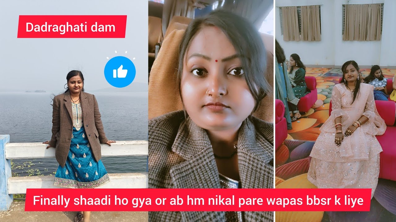Shaadi hone k baad ab bbsr wapas jane ki baari Saadi at Bhubaneswar#likeandsubscribe #support #vlog 