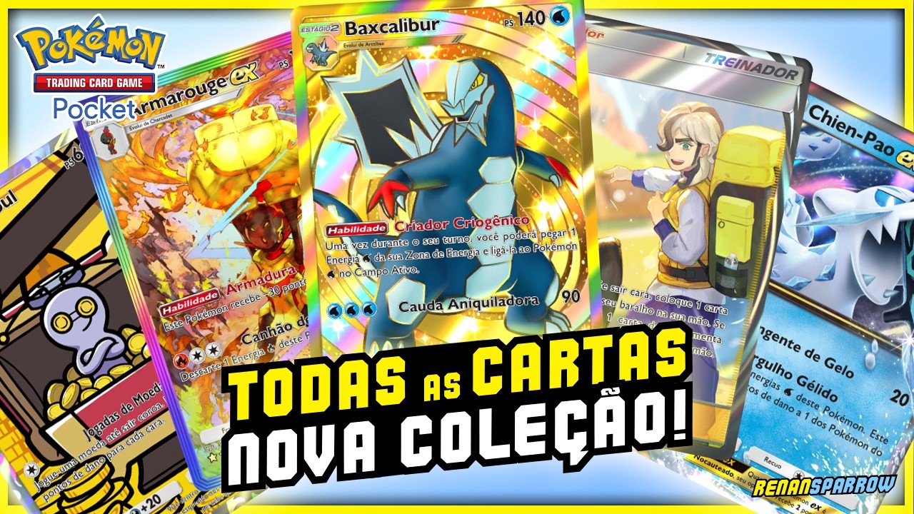 TODAS AS CARTAS da NOVA COLEÇÃO: *MARAVILHAS DE PALDEA*! || Pokémon TCG Pocket #464