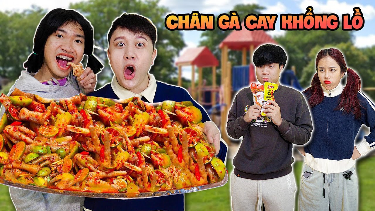 Chân Gà Sốt Thái Siêu Cay Khổng Lồ Trừng Trị Trẻ Trâu Bạn Trai Phản Bội