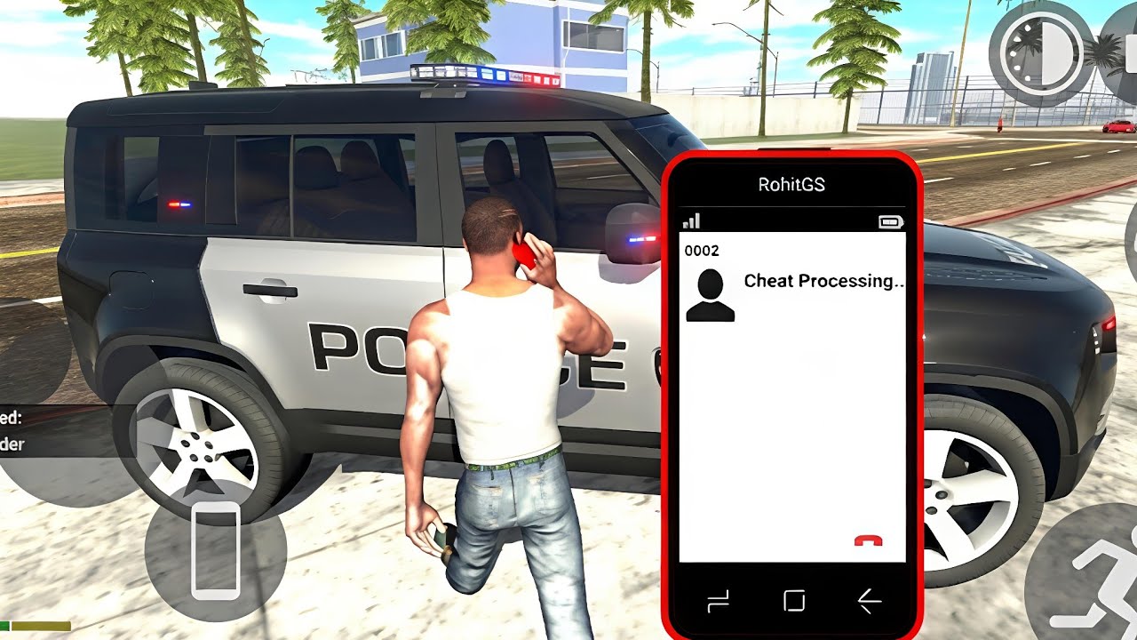 Finally POLICE DEFENDER CAR CHEAT CODE in Indian Bike Driving 3D | Indian Bike Driving 3D NEW UPDATE