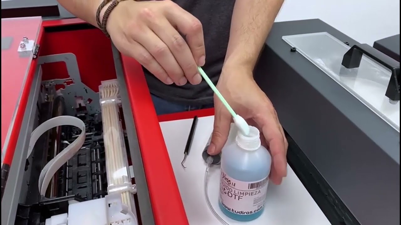 Cómo realizar el mantenimiento diario de una Epson L1800 o una Oasis DTF 30