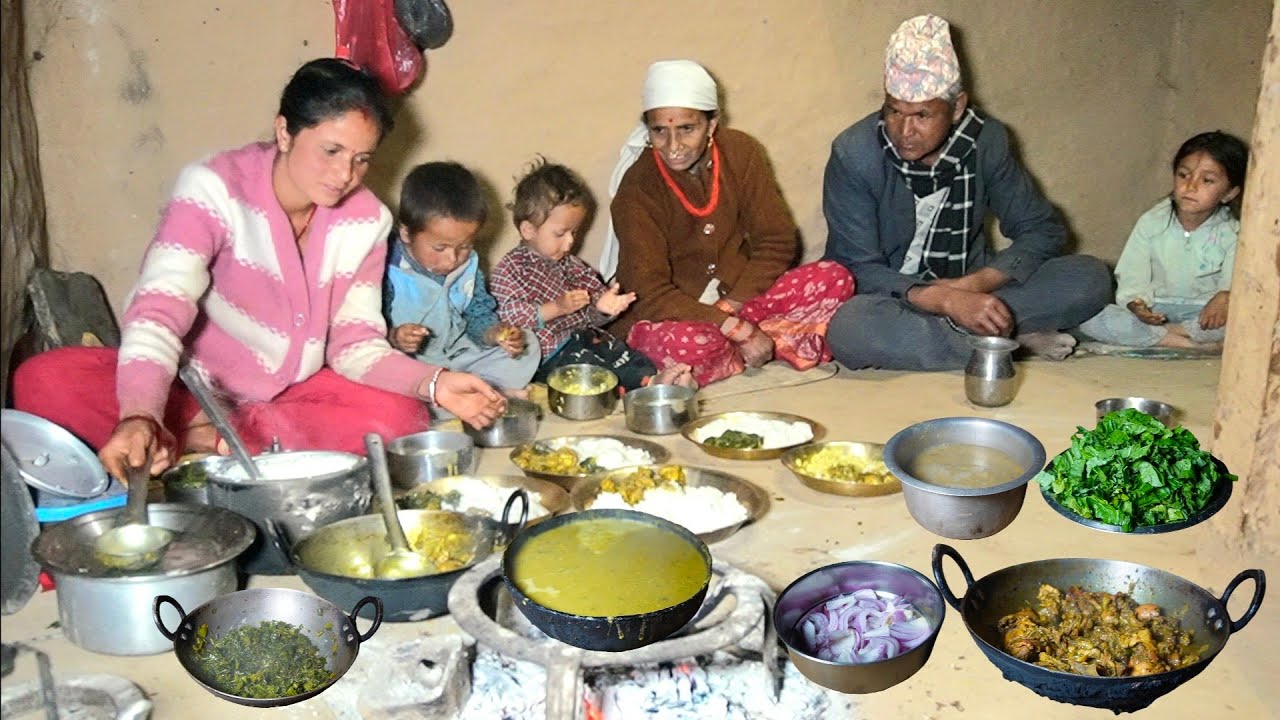 Flames of Tradition: A Nepali Family’s Open-Fire Feast