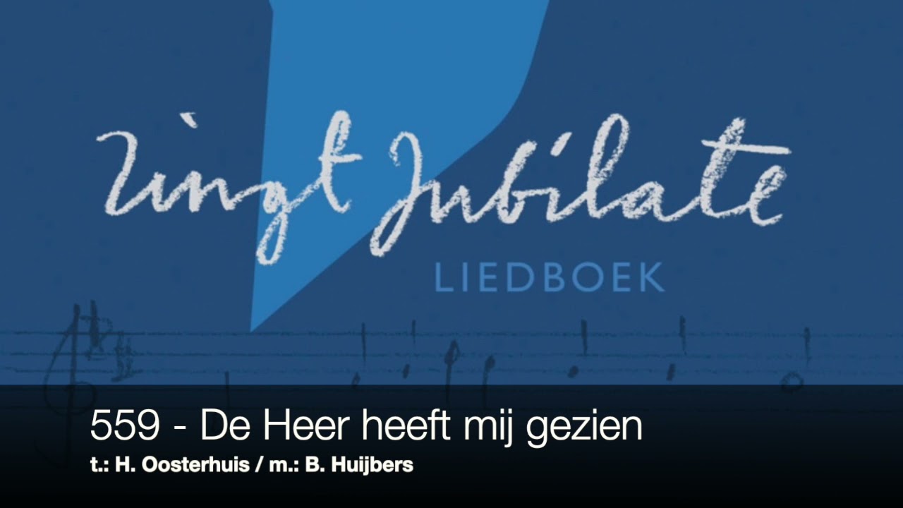 ZJ 559 De Heer heeft mij gezien
