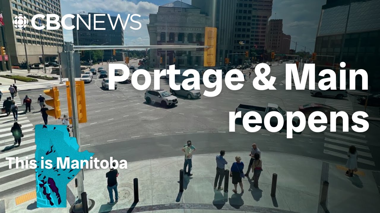 Portage and Main reopens to pedestrians after decades | This is Manitoba