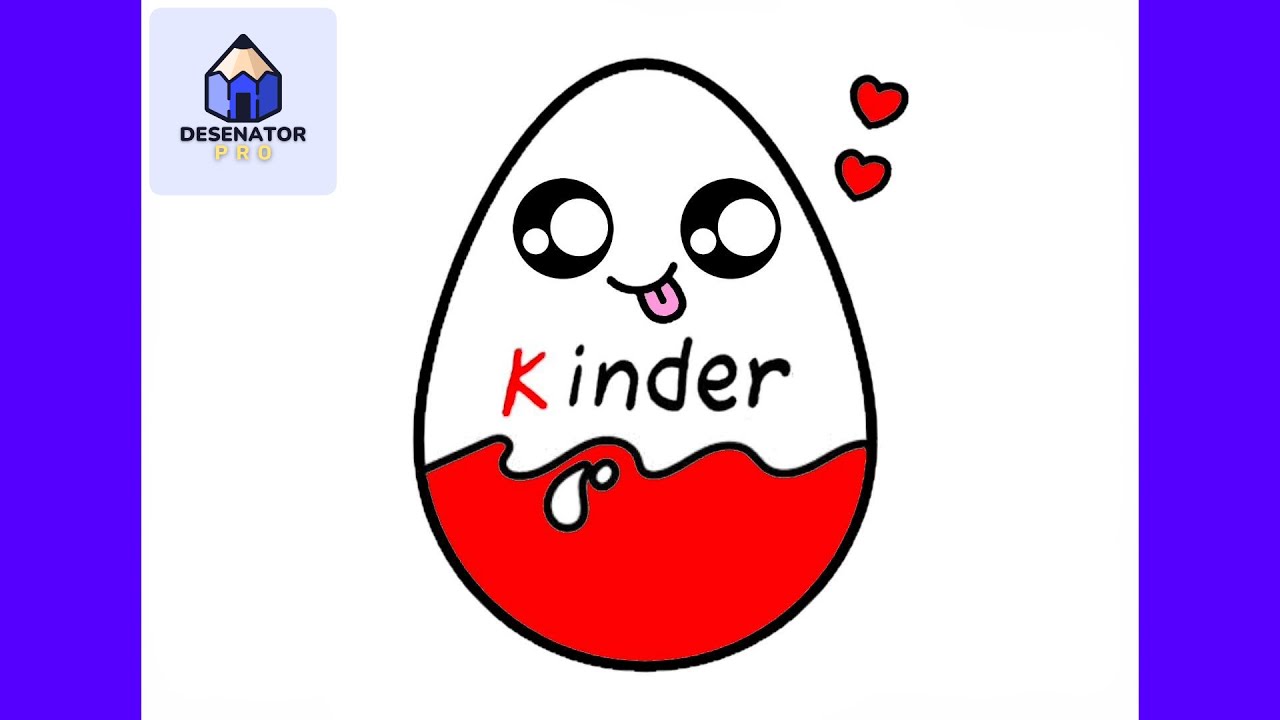 Cum Să Desenezi Un Ou Kynder | Usor Pas cu Pas Tutorial pentru Incepatori