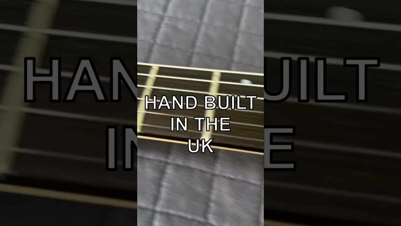 A Hand Built, UK based guitar builder! #uk #handmade #guitar #guitarist