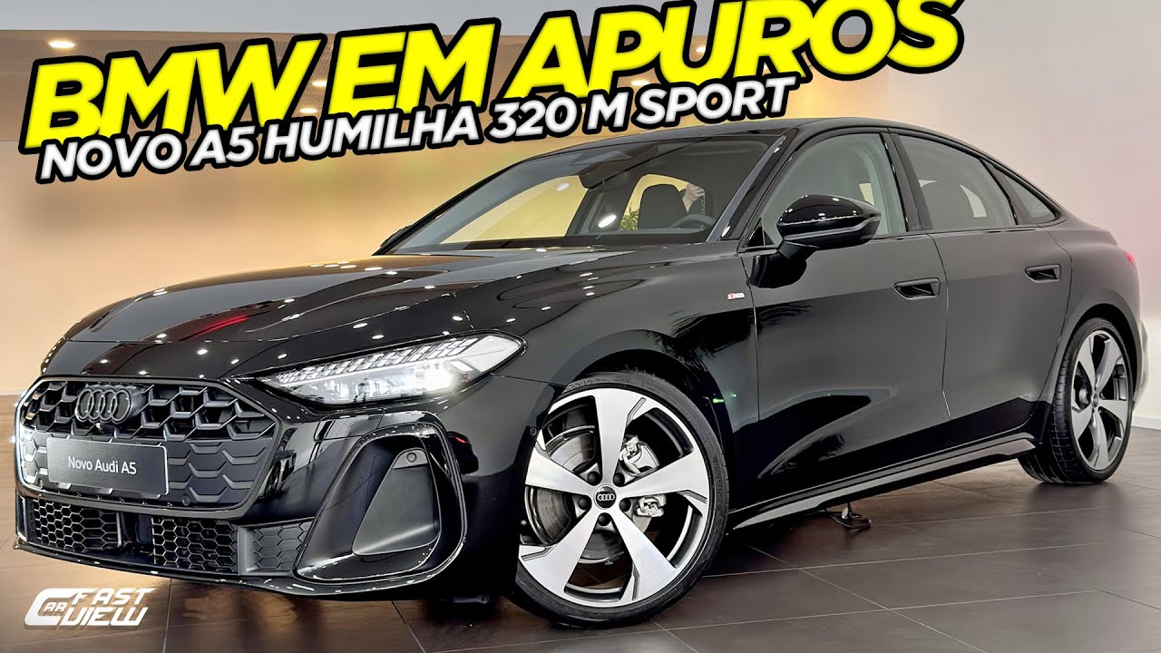 NOVO AUDI A5 2025 COM TRAÇÃO INTEGRAL 88CV +POTENTE E +BARATO QUE 320 MSPORT FAZ BMW PASSAR VERGONHA