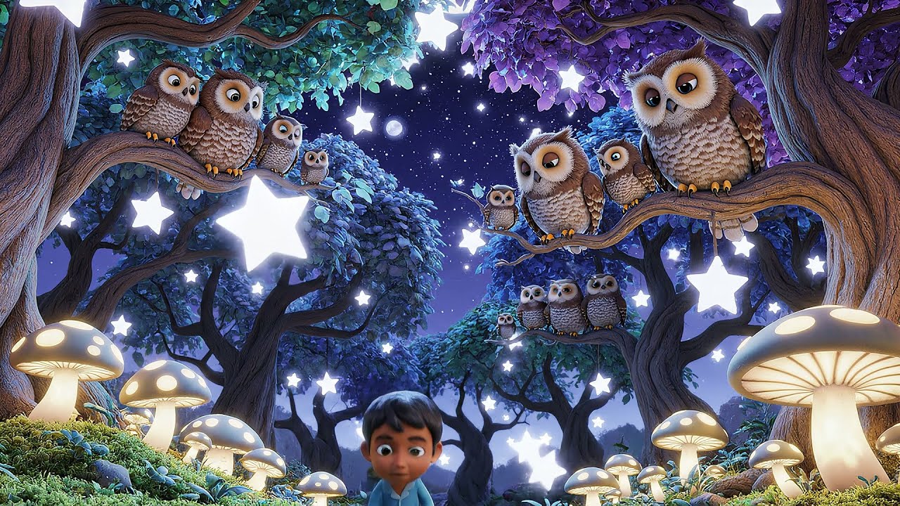 Five Little Owls Hoot Hoot Hoot | Nursery Rhymes for Kids & Baby Songs