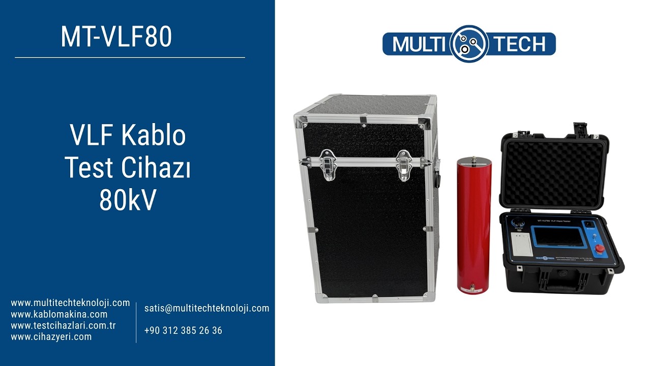 VLF Kablo Test Cihazı 80kV | MT-VLF80 #testequipment #transformator