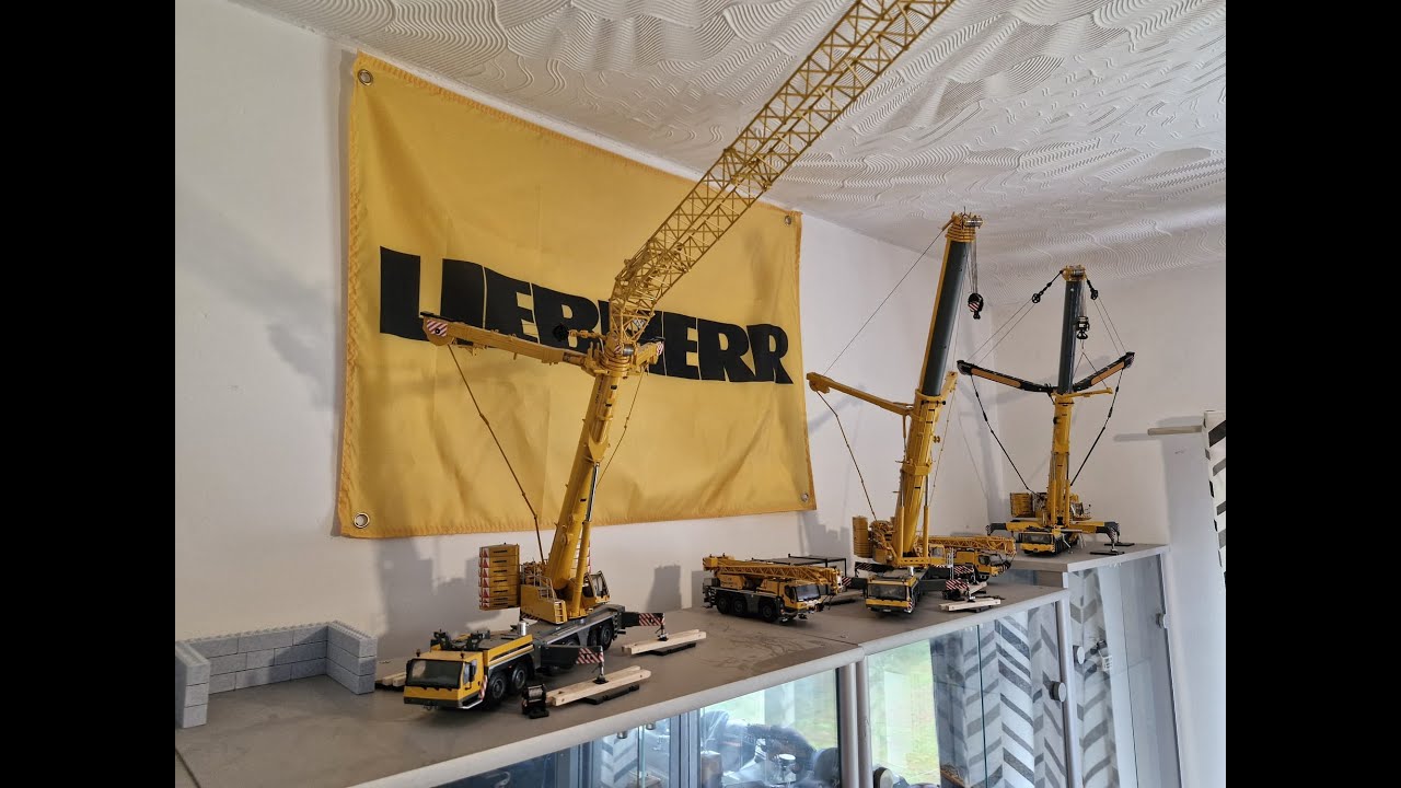 My collection of 1:50 diecast model trucks, plant machines and cranes!