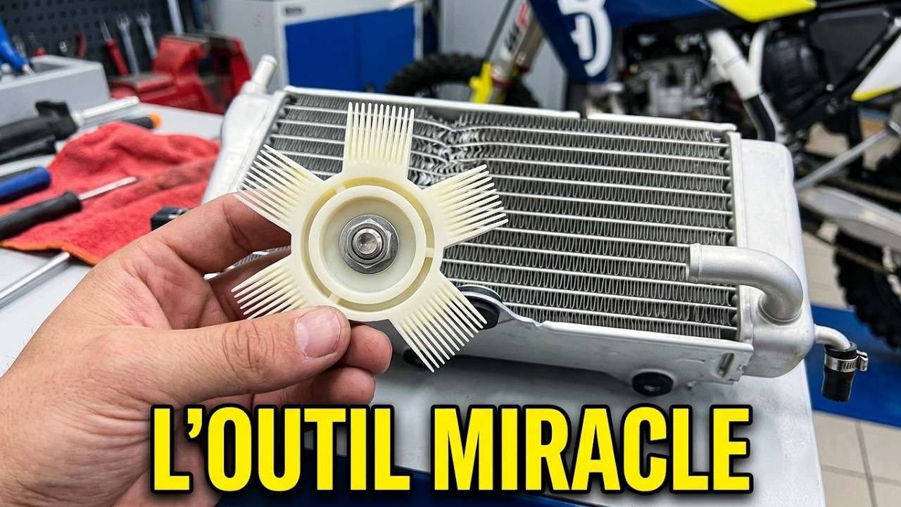 PEIGNER SON RADIATEUR POUR REDRESSER LES AILETTES : Epatant cet outil !
