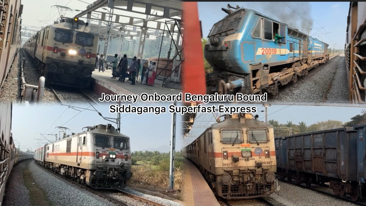 12726 Siddhaganga Superfast Express Journey 