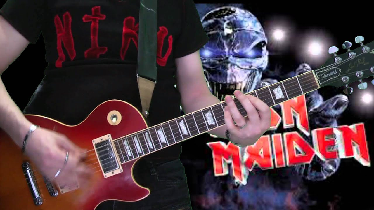 Iron Maiden - The Number Of The Beast (full guitar cover)