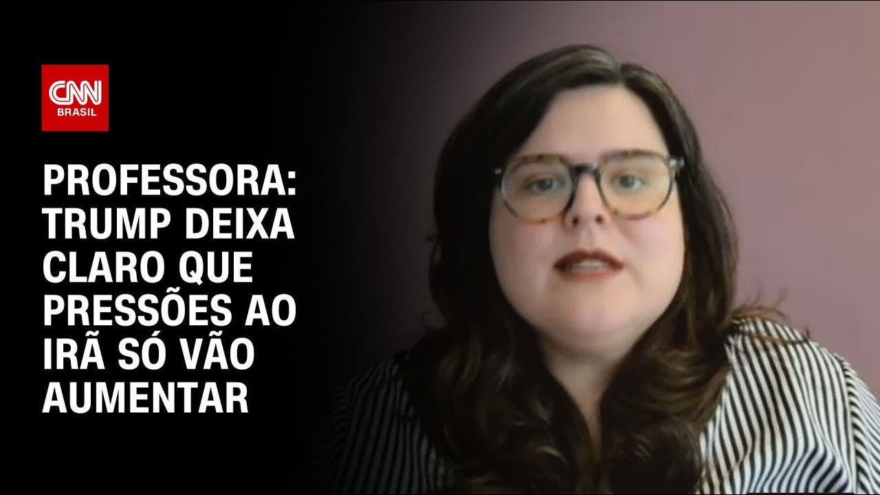 Trump deixa claro que pressões ao Irã só vão aumentar, diz professora | CNN NOVO DIA
