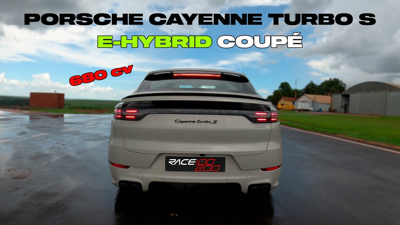 2020 CAYENNE TURBO S E-Hybrid 680CV, SERA A MAIS RAPIDA DOS SUVS NOS 100-200?