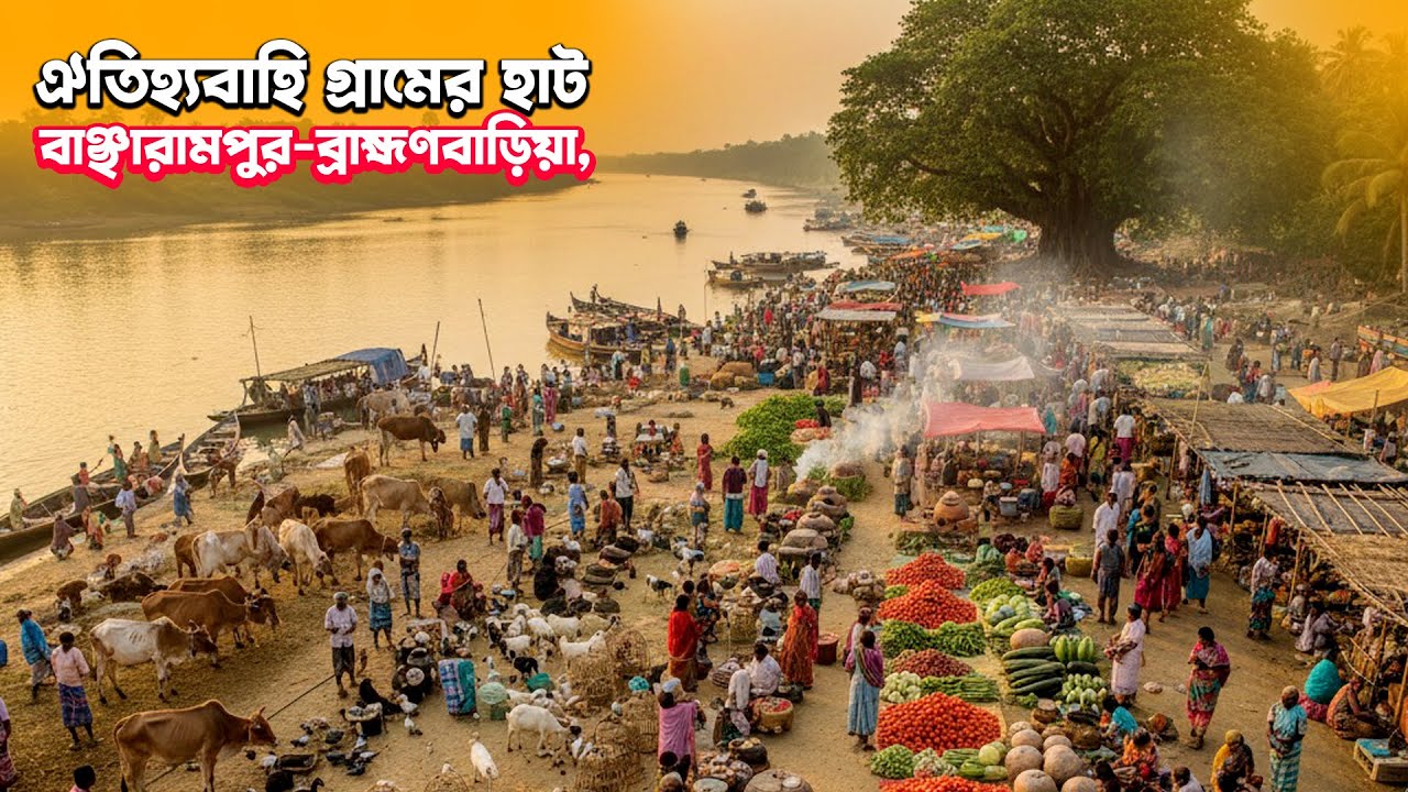 বাঞ্ছারামপুর হাট ব্রাহ্মণবাড়িয়া | Traditional Village Market in Bangladesh | Brahmanbaria