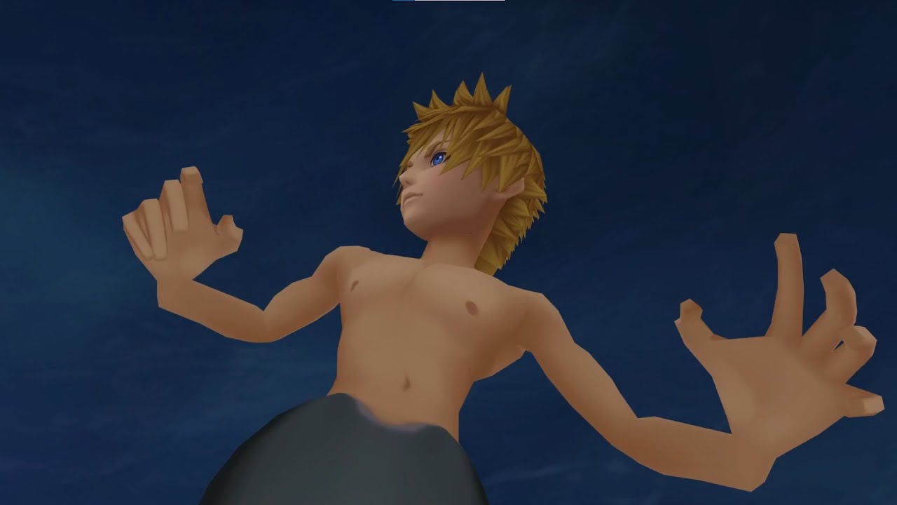 Kingdom Hearts 1.5 Mod Roxas Vs Giant Ursula
