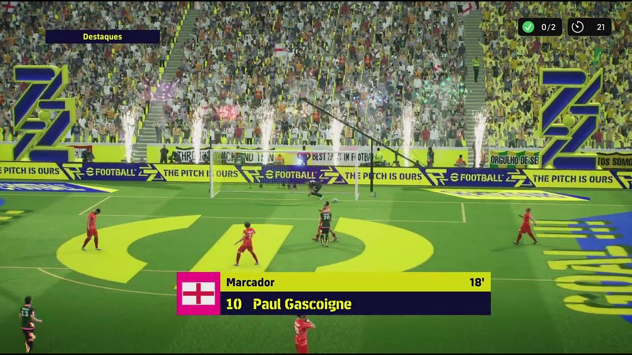 eFootball Golaço Meio de campo