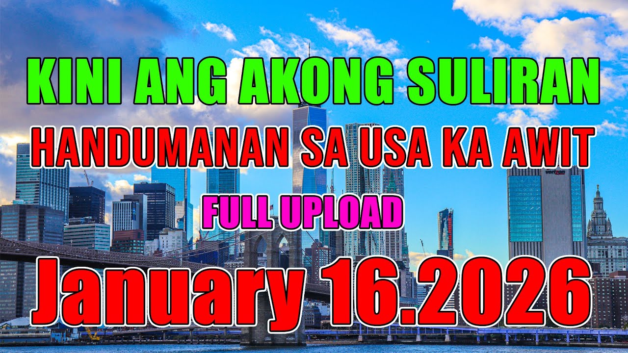 [1 HOUR] Kini Ang Akong suliran ug Handumanan sa Usa Ka awit. | Full upload | January 16.2026