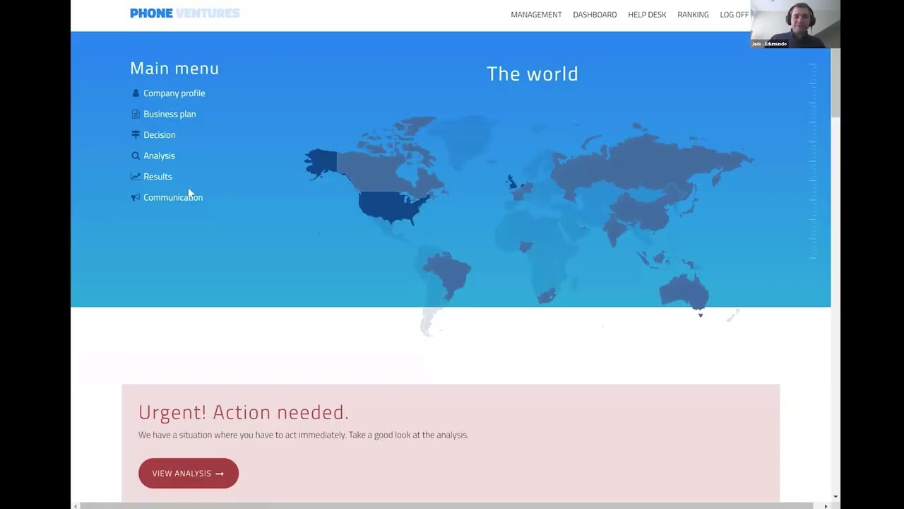 Edumundo Simulation: вопросы и ответы PhoneVentures