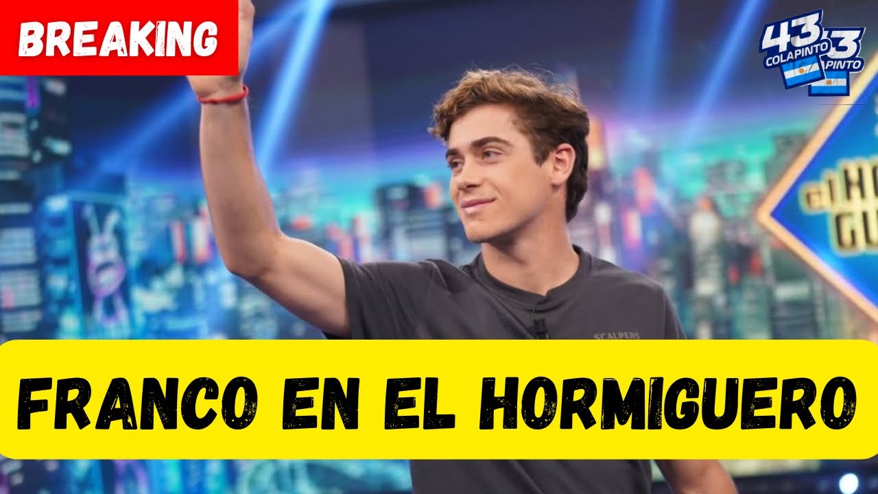 Entrevista Franco Colapinto en El Hormiguero Resumen Mejores Momentos #francocolapinto #f1