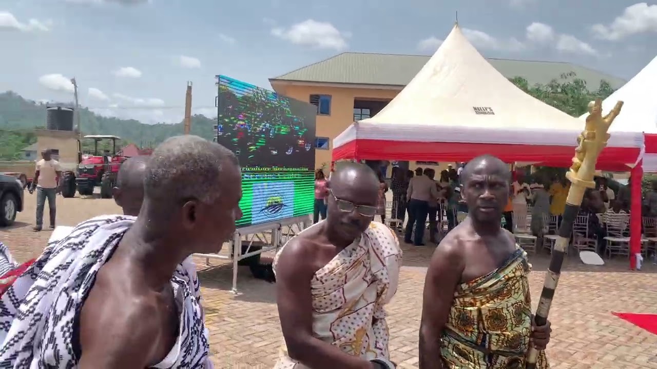 KWAHU OBOMENG HENE AND KWAHU HENE LAUNCH CAPTAIN TRACTORS