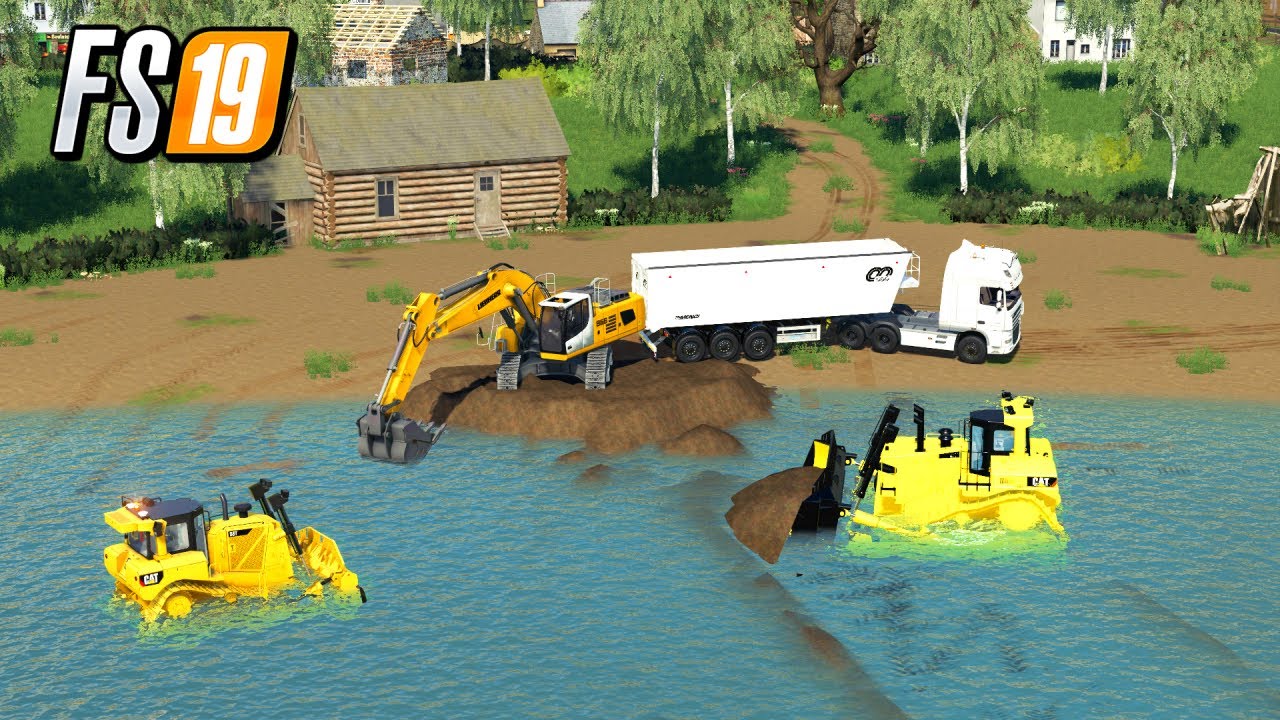 FS-19 \\ Public Work // Secret Soil Mine TP Map | BIG ROAD  | Farming Simulator 19 Mods
