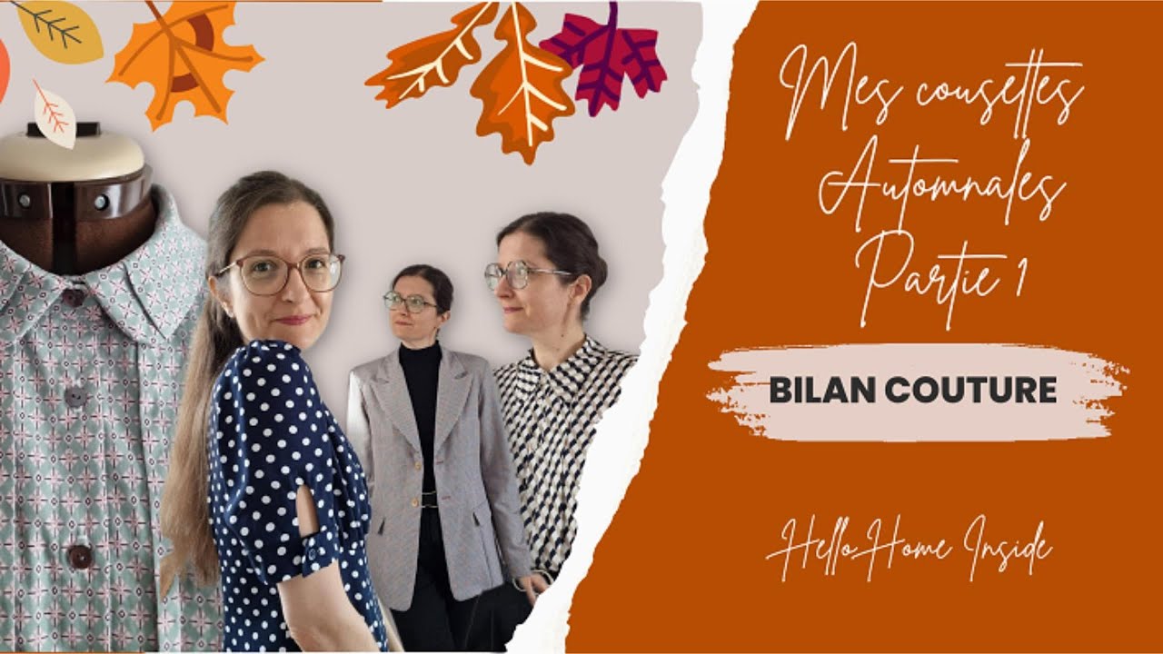 Bilan couture Automne 2025 🪡🍁 | 6 pièces Autumn Mood 🍂 Partie 1 (Maison Fauve & Apolline Patterns)