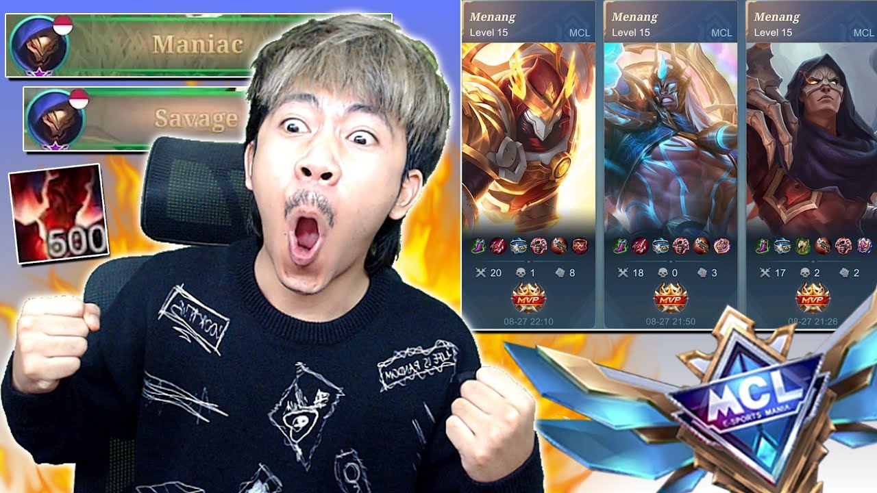 SOLO MCL SPAM ALDOUS PESTA KILL DI SEMUA PERTANDINGAN - Mobile legends