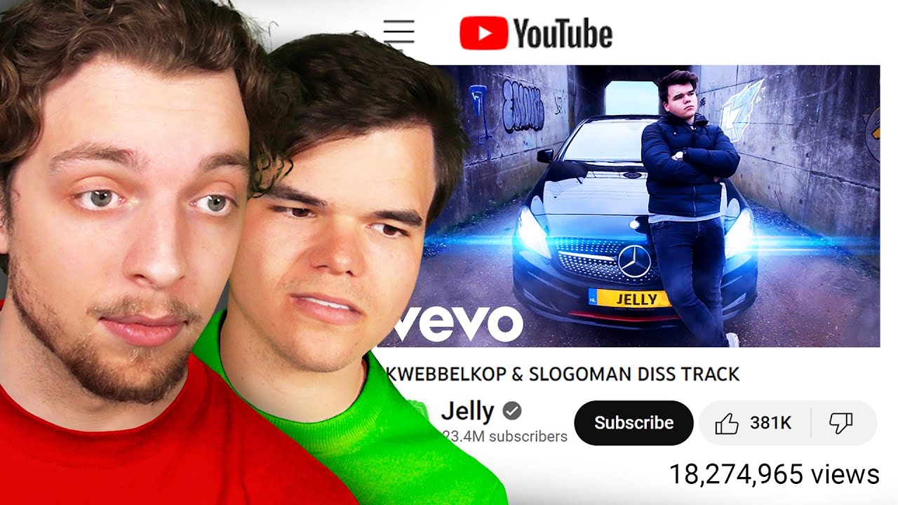 Slogo and Jelly REACT To Jelly's Diss Track On Kwebbelkop & Slogo! (Go Get Gone)
