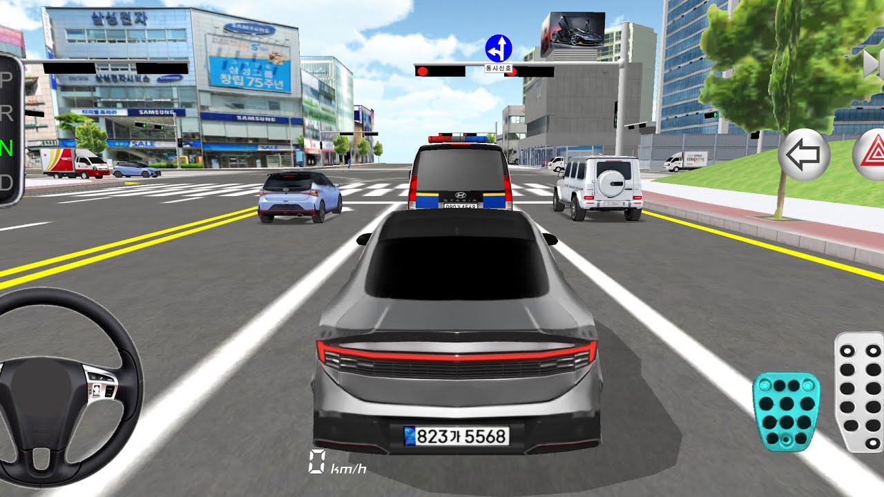 New Gray Hyundai Sonata - 3d Driving Class || Car Game #Gameplay #cargame