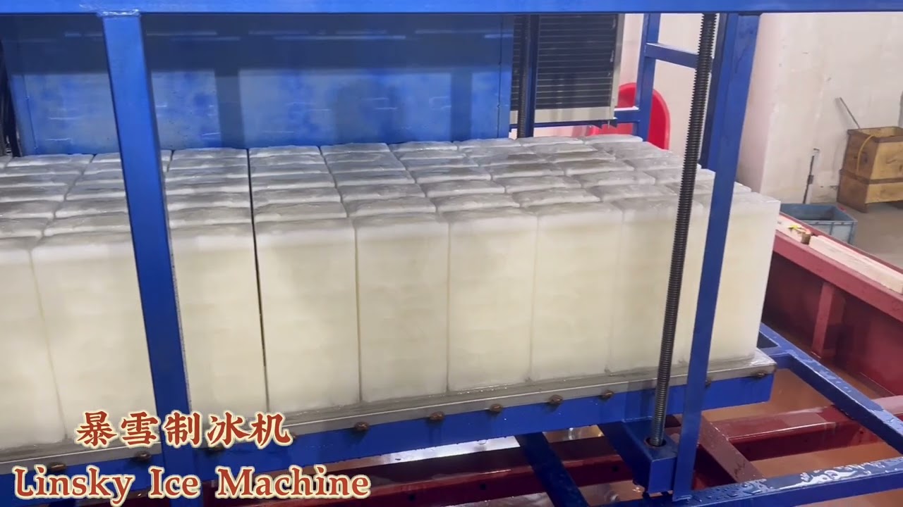 Linsky 3Ton/24hr direct cooling system block ice machine