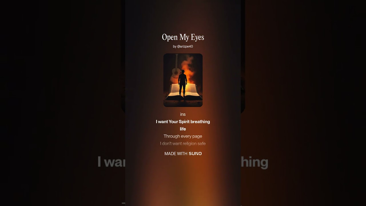 Open My Eyes