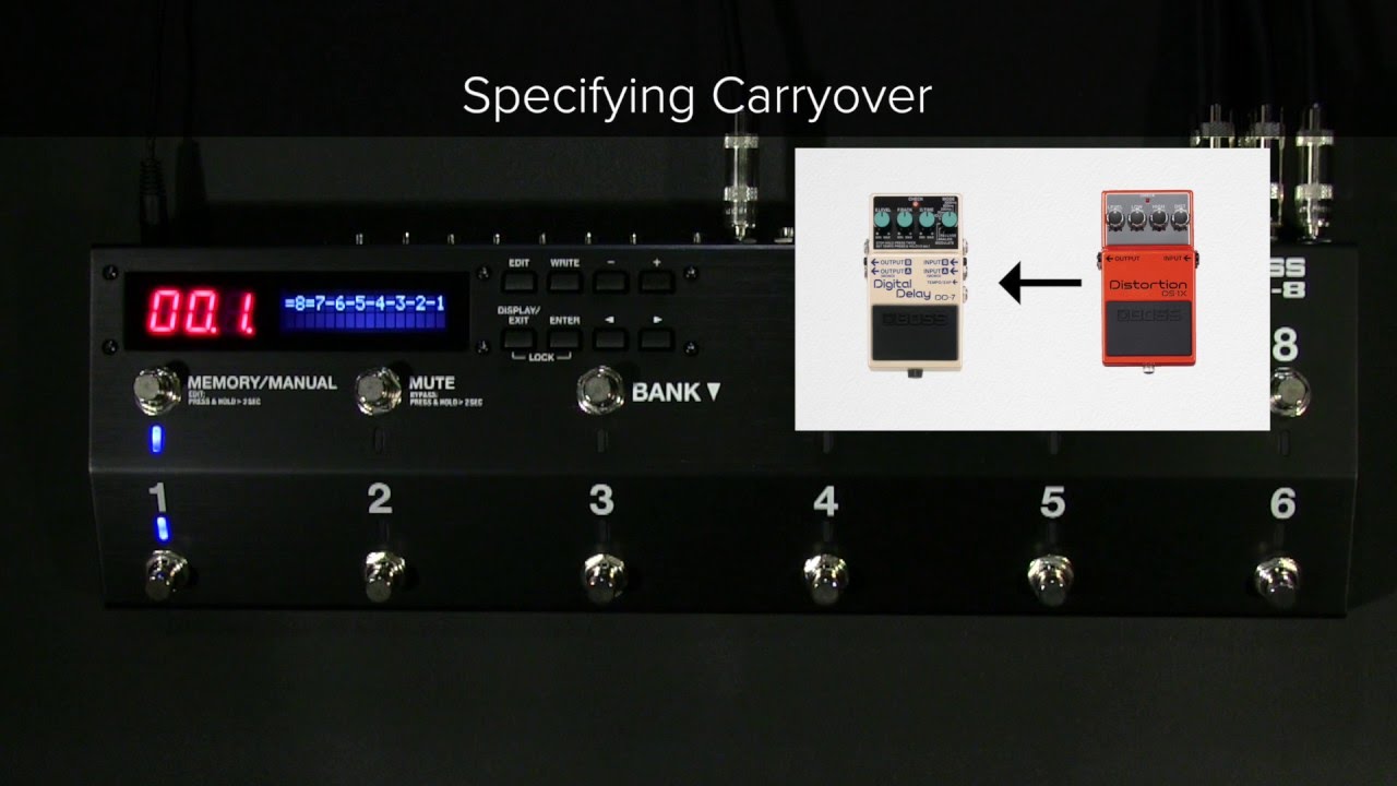 ES-8 Quick Start Chapter 6: Specifying Carryover