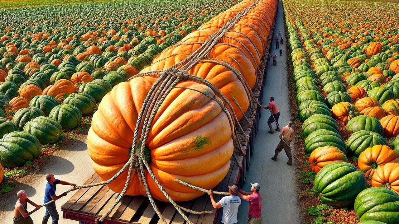 How to Grow and Harvest Giant Pumpkins 🎃 Discover the World’s Biggest Pumpkin!