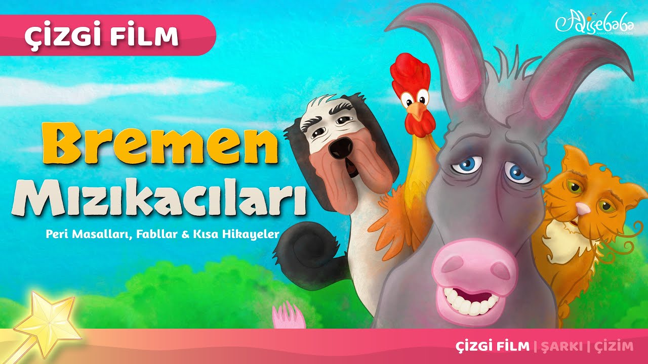 Bremen Mızıkacıları | Küçük Kırmızı Tavuk | En İyi Çocuk Masalları